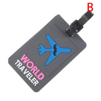 Porte étiquettes de bagage personnalisé (Not Touch Bag) souple et antichoc Home Travel World Store