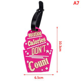 Porte étiquettes de bagage personnalisé (Not Touch Bag) souple et antichoc Home Travel World Store