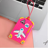 Porte étiquettes de bagage souple pour enfants Home Travel World Store