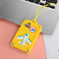 Porte étiquettes de bagage souple pour enfants Home Travel World Store