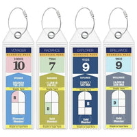 Porte étiquettes de bagage transparent (Bateau croisière) Home Travel World Store