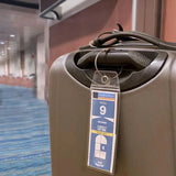 Porte étiquettes de bagage transparent (Bateau croisière) Home Travel World Store