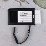 Country Name Suitcase Luggage Tag Fashion Letters Address Holder Baggage Label Silicone Identifier Travel Accessories Home Travel World Store