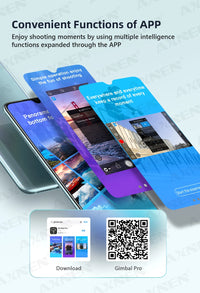 Stabilisateur à cardan 3 axes portable, avec suivi intelligent (AI) Home Travel World Store