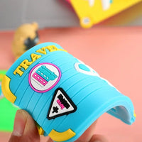 Porte étiquettes de bagage pour enfants Home Travel World Store