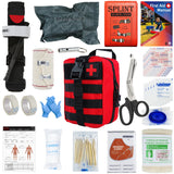 First Aid Kit Outdoor Survival Gear Molle Bag Medical Emergency IFAK Airway Military Tactical Tourniquet Bleeding Israel Bandage Home Travel World Store