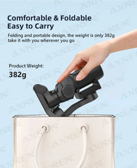 Stabilisateur à cardan 3 axes portable, avec suivi intelligent (AI) Home Travel World Store