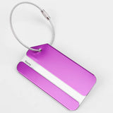 Porte étiquettes de bagage en Aluminium Home Travel World Store