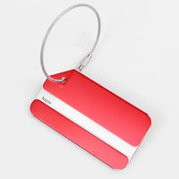 Porte étiquettes de bagage en Aluminium Home Travel World Store