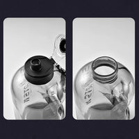 2.7 Liter Sport Water Bottle Large Portable Travel Bottles For Training Sport Fitness Cup with Time Scale BPA Free 2Size Home Travel World Store