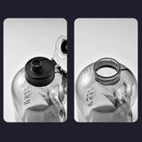 2.7 Liter Sport Water Bottle Large Portable Travel Bottles For Training Sport Fitness Cup with Time Scale BPA Free 2Size Home Travel World Store