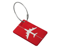 Porte étiquettes de bagage en Aluminium Home Travel World Store