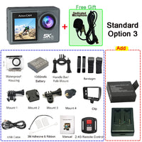 Caméras vidéo d'action 5K, Grand angle et Waterproof Home Travel World Store
