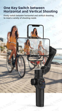 Stabilisateur à cardan 3 axes portable, avec suivi intelligent (AI) Home Travel World Store