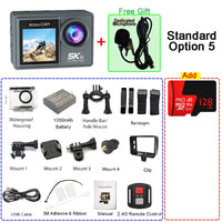 Caméras vidéo d'action 5K, Grand angle et Waterproof Home Travel World Store