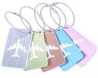 Porte étiquettes de bagage en Aluminium Home Travel World Store
