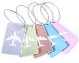 Porte étiquettes de bagage en Aluminium Home Travel World Store