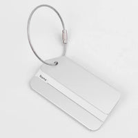 Porte étiquettes de bagage en Aluminium Home Travel World Store
