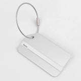 Porte étiquettes de bagage en Aluminium Home Travel World Store