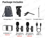 Stabilisateur à cardan 3 axes portable, avec suivi intelligent (AI) Home Travel World Store