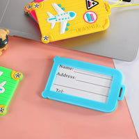 Porte étiquettes de bagage pour enfants Home Travel World Store