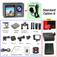Caméras vidéo d'action 5K, Grand angle et Waterproof Home Travel World Store