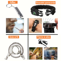 Kit de survie multifonctions Home Travel World Store