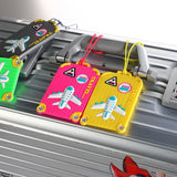 Porte étiquettes de bagage pour enfants Home Travel World Store