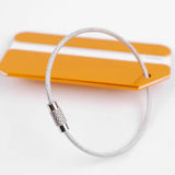 Porte étiquettes de bagage en Aluminium Home Travel World Store
