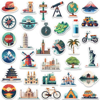 Kit Autocollants de voyage Rétro ( Home Travel ) Home Travel World Store