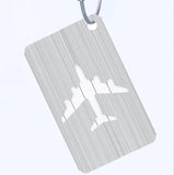 Porte étiquettes de bagage en Aluminium Home Travel World Store