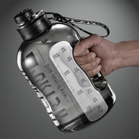 2.7 Liter Sport Water Bottle Large Portable Travel Bottles For Training Sport Fitness Cup with Time Scale BPA Free 2Size Home Travel World Store