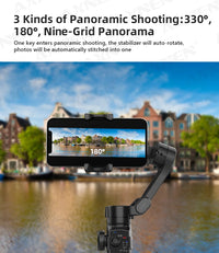 Stabilisateur à cardan 3 axes portable, avec suivi intelligent (AI) Home Travel World Store