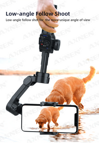 Stabilisateur à cardan 3 axes portable, avec suivi intelligent (AI) Home Travel World Store