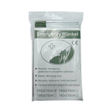 10-1PCS Emergency Blanket Thermal Windproof Outdoor Survive First Aid Military Rescue Kit Waterproof Foil Blanket Hiking Camping Home Travel World Store