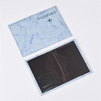 Couverture de protection de passeport (Effet marbré) Home Travel World Store