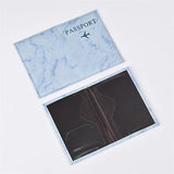 Couverture de protection de passeport (Effet marbré) Home Travel World Store