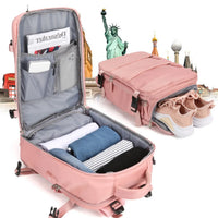 Sac à dos, grande capacité, étanche, pour ordinateur portable avec USB Home Travel World Store