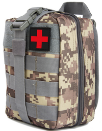 Trousse de Premiers Secours Sac médical d'urgence (Militaire Tactique) 35 pièces Home Travel World Store