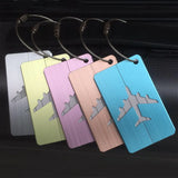 Porte étiquettes de bagage en Aluminium Home Travel World Store