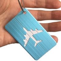 Porte étiquettes de bagage en Aluminium Home Travel World Store