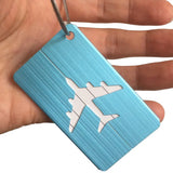 Porte étiquettes de bagage en Aluminium Home Travel World Store