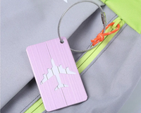Porte étiquettes de bagage en Aluminium Home Travel World Store
