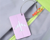 Porte étiquettes de bagage en Aluminium Home Travel World Store