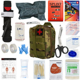 First Aid Kit Outdoor Survival Gear Molle Bag Medical Emergency IFAK Airway Military Tactical Tourniquet Bleeding Israel Bandage Home Travel World Store