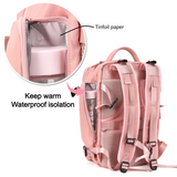 Sac à dos, grande capacité, étanche, pour ordinateur portable avec USB Home Travel World Store