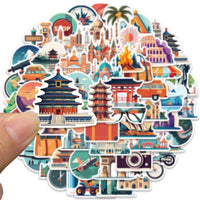 Kit Autocollants de voyage Rétro ( Home Travel ) Home Travel World Store