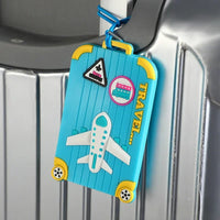 Porte étiquettes de bagage pour enfants Home Travel World Store