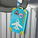 Porte étiquettes de bagage pour enfants Home Travel World Store