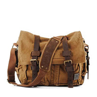 Sac à bandoulière vintage en toile Aventurière Home Travel World Store